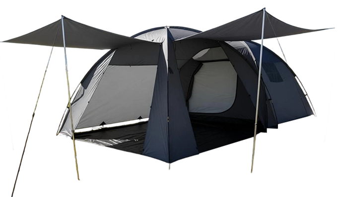 5-6 personer familie vanntett dobbeltlags campingtelt
