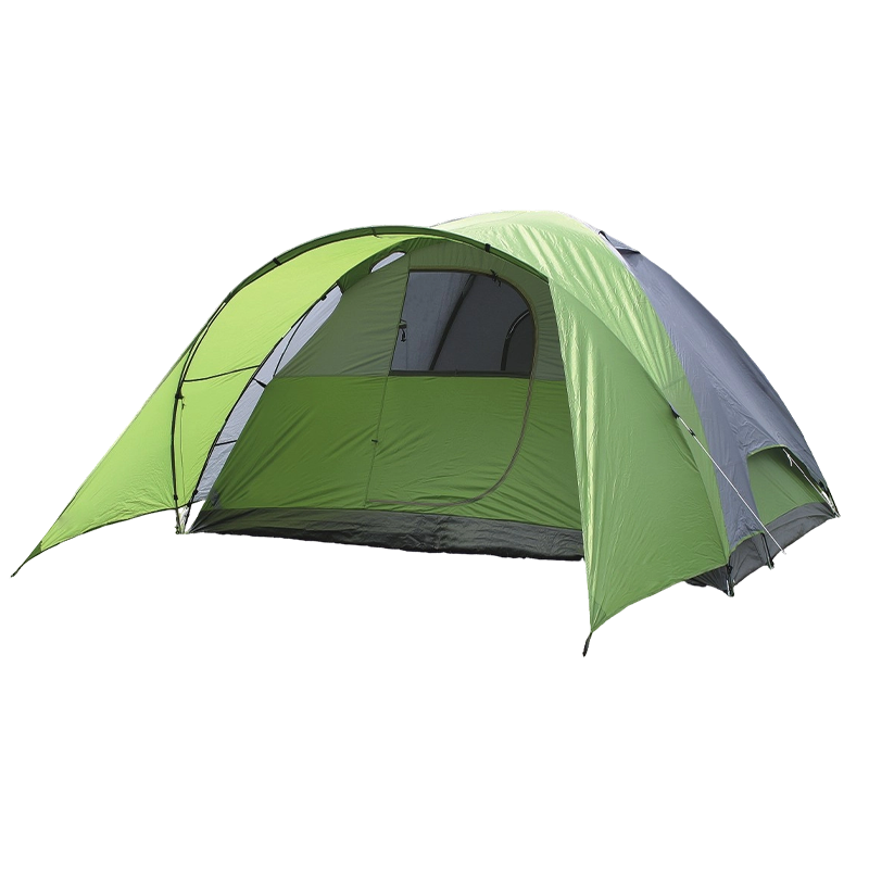 5-6 personers familiecampingtelt med glassfiberstenger