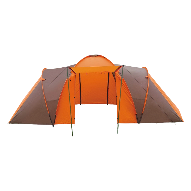 4 personers campingtelt med to-roms og en-stue